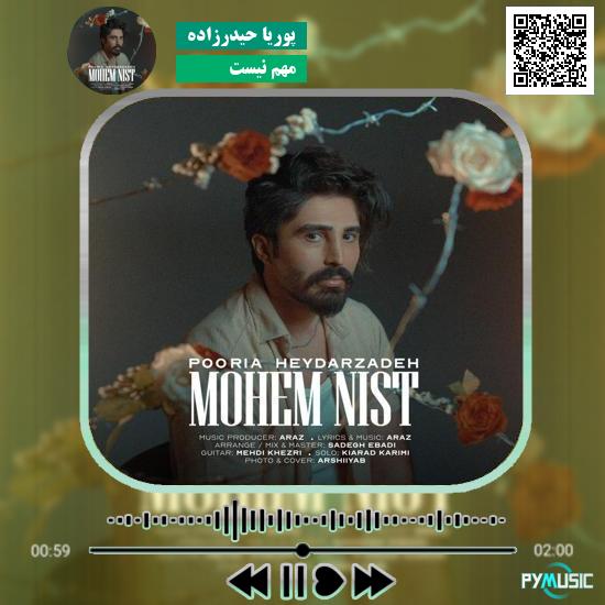 دانلود آهنگ مهم نیست پوریا حیدرزاده